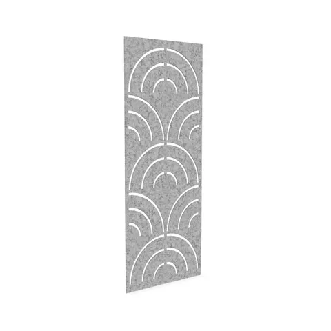 Panou acustic Narbutas Pet Disco, 800 x 200 x 9 mm, fetru PET, gri deschis
