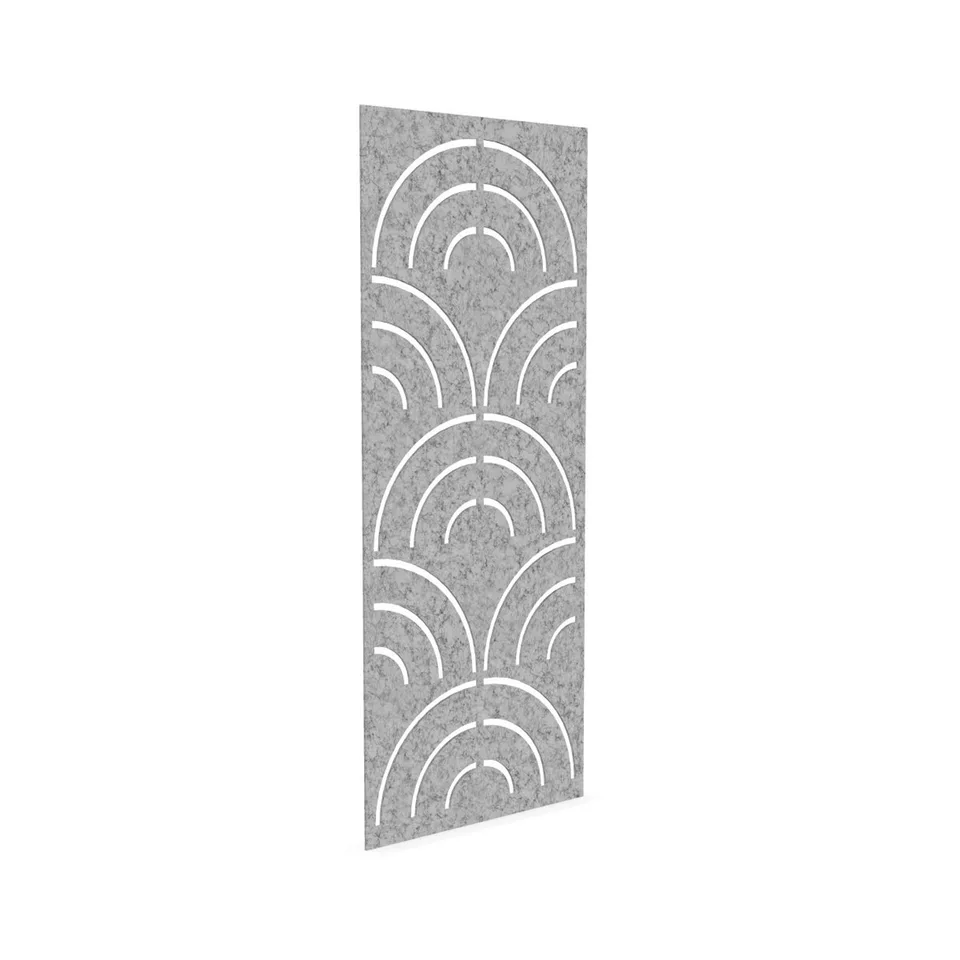 Panou acustic Narbutas Pet Disco, 800 x 200 x 9 mm, fetru PET, gri deschis