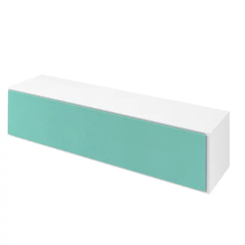 Panou spate pentru dulap Narbutas Choice, 1562 x 334 x 7 mm, tapițat, material textil Velito Presto, mentă deschis