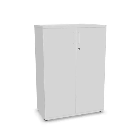 Dulap Narbutas Uni, 800 x 425 x 1120 mm, PAL 18 mm, melamină albă