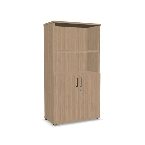 Corp cu rafturi Narbutas Uni, 800 x 425 x 1508 mm, PAL, stejar chihlimbar