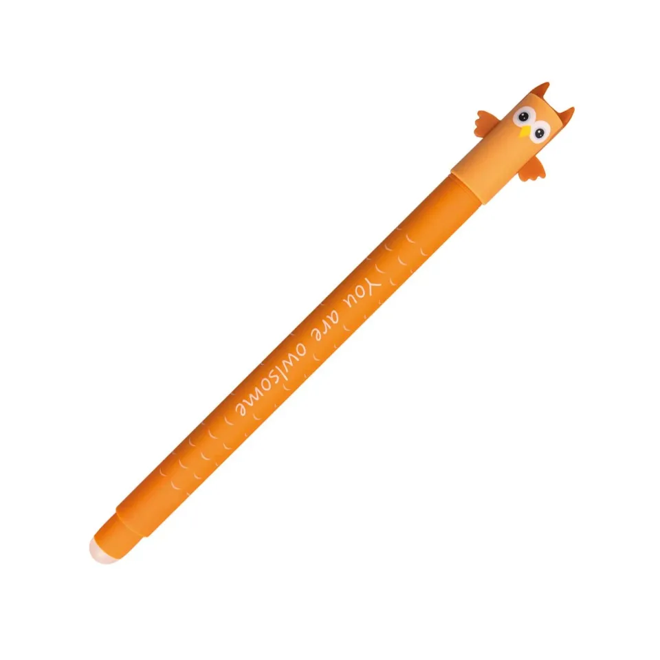 Eberhard Faber Roller cu gel Owl, cu radiere, 0.7 mm, cerneală albastră
