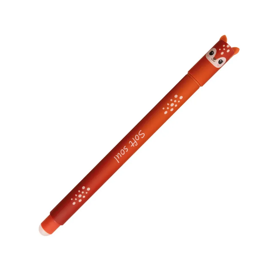 Eberhard Faber Roller cu gel Bambi, cu radiere, 0.7 mm, cerneală albastră