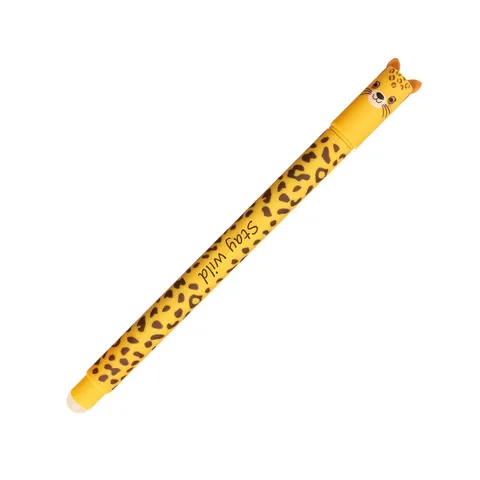 Eberhard Faber Roller cu gel Leopard, cu radiere, 0.7 mm, cerneală albastră