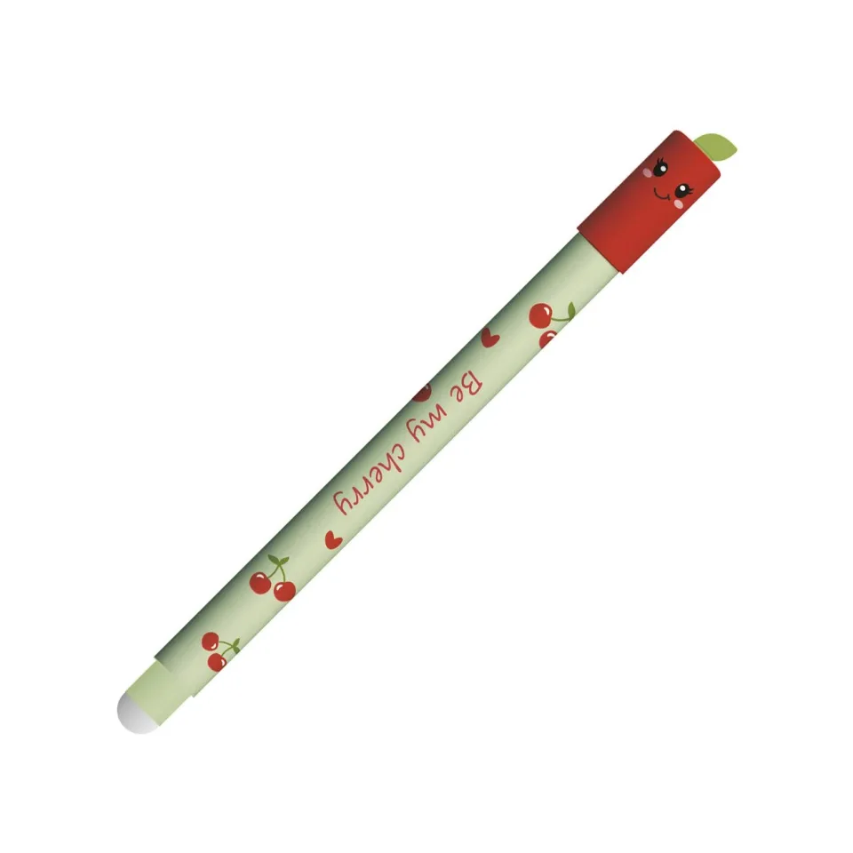 Eberhard Faber Roller cu gel Cherry, cu radiere, 0.7 mm, cerneală albastră
