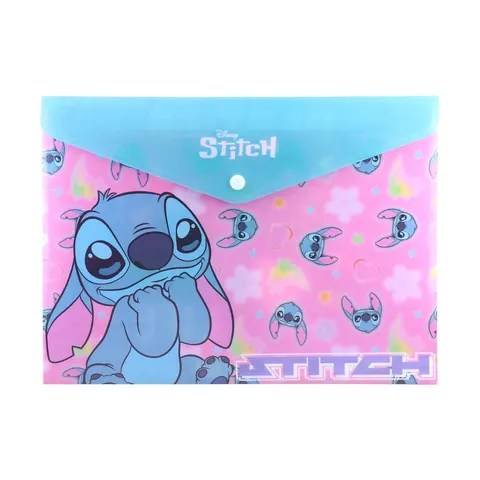 Mapă Best Buy Enlo 4, Stitch, A4 cu buton capsă