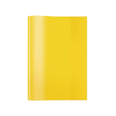 Herma Copertă pentru carte, A5, PP, galben/transparent