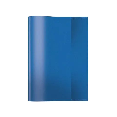 Herma Copertă pentru carte, A5, PP, albastru închis/transparent