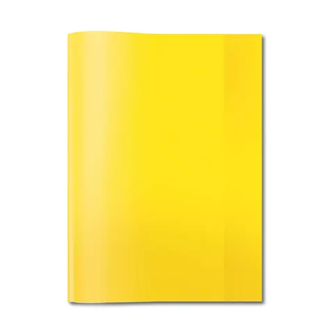 Herma Copertă pentru carte, A4, PP, galben/transparent