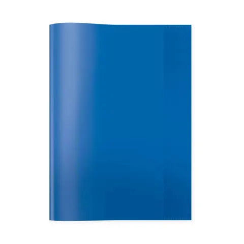 Herma Copertă pentru carte, A4, PP, albastru închis/transparent