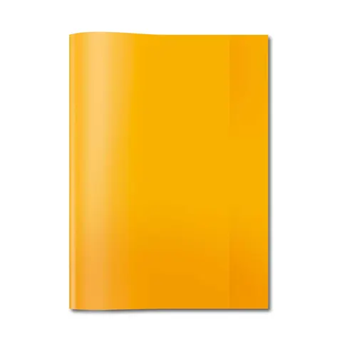 Herma Copertă pentru carte, A4, PP, portocaliu/transparent
