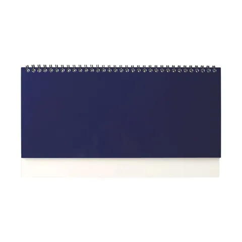 Calendar de birou Rila, 29 x 13 cm, albastru închis
