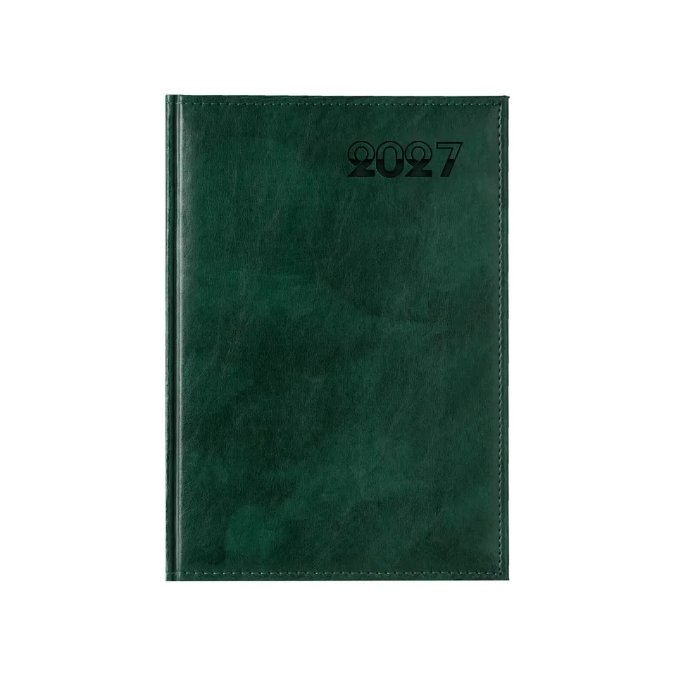 Diplomat Calendar-caiet, datat, A4, verde
