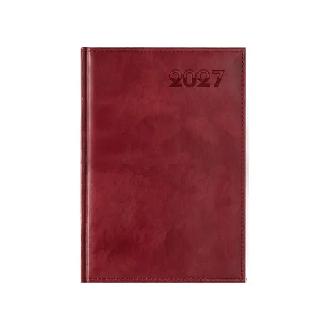 Diplomat Planner, datat, A4, roșu