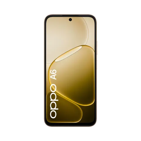 Smartphone Oppo A6, 4G, 256 GB, 6 GB RAM, cameră 50 MP, 6550 mAh, 6.75'', auriu