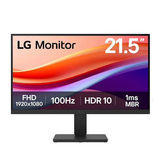 Monitor LG 22U401A-B, 21.5'', Full HD, VA, LED, 100 Hz, 250 cd/m2, HDMI, D-Sub, 5 ms