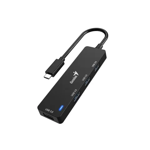 Hub USB Genius UH-400, 4 în 1, USB Type-A 3.0
