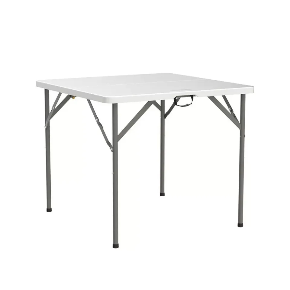 MASĂ PĂTRATĂ DIN PLASTIC ALBĂ 870/870 MM