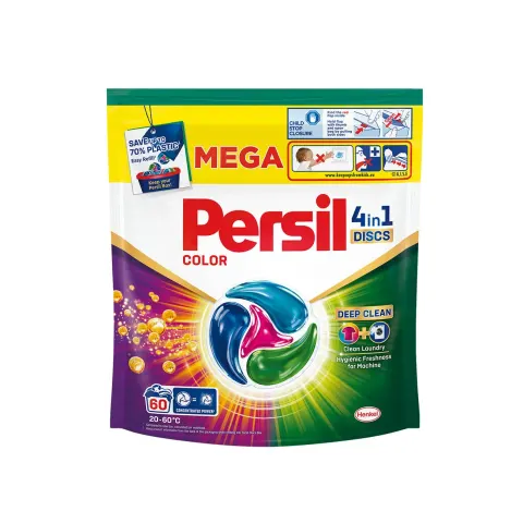 Detergent de rufe Persil Mega Color, discuri, pentru 60 de spălări
