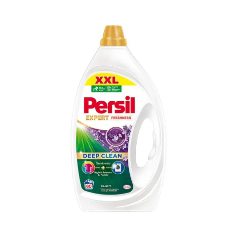 Detergent de rufe Persil XXL Lavender, gel, 2.7 L, pentru 60 de spălări