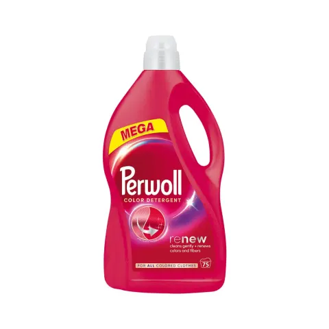 Detergent de rufe Perwoll Color, gel, 3.75 L, pentru 75 de spălări