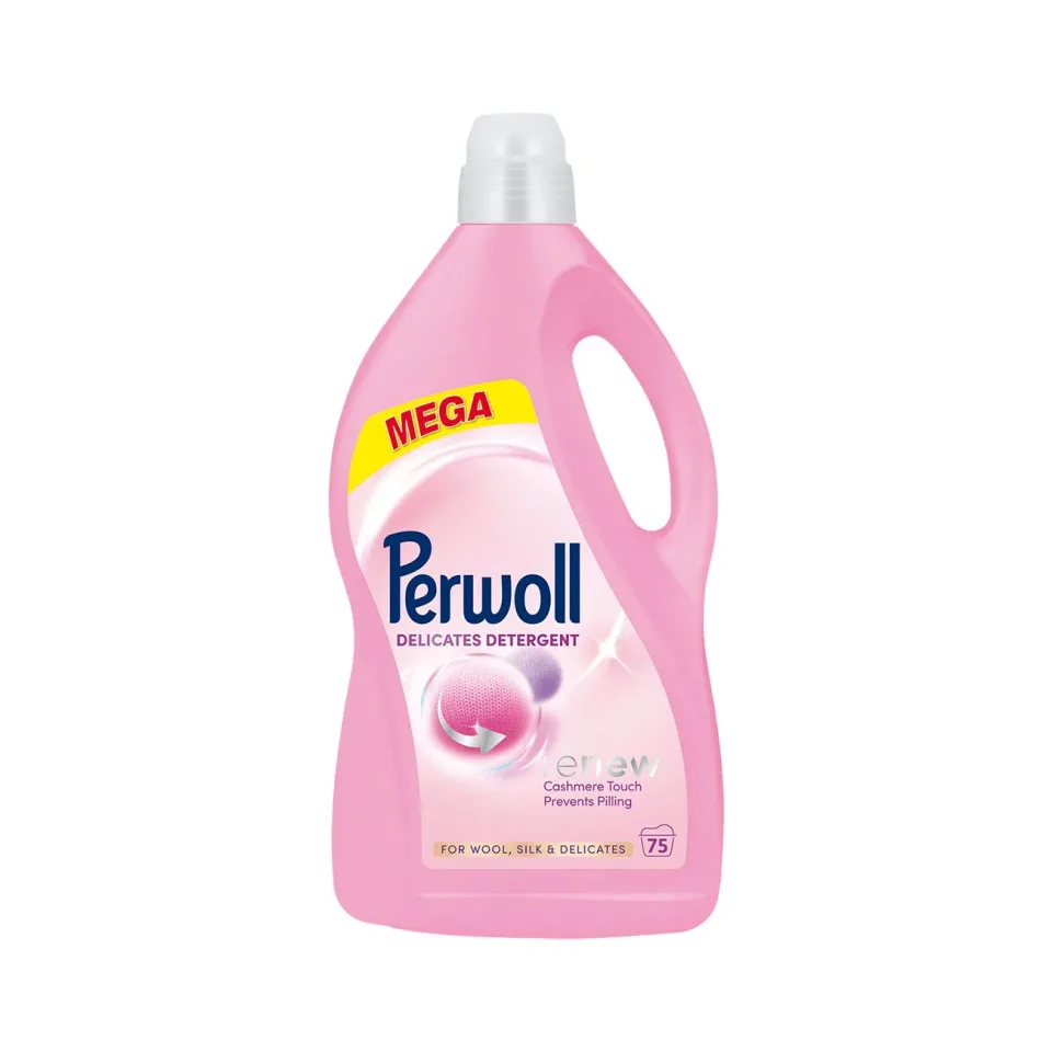 Detergent de rufe Perwoll Wool, gel, 3.75 L, pentru 75 de spălări