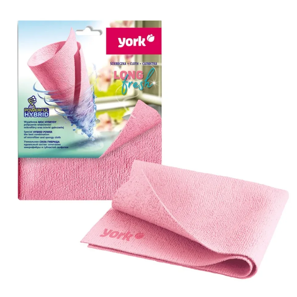 Lavetă York Long Fresh, microfibră, 30 x 35 cm