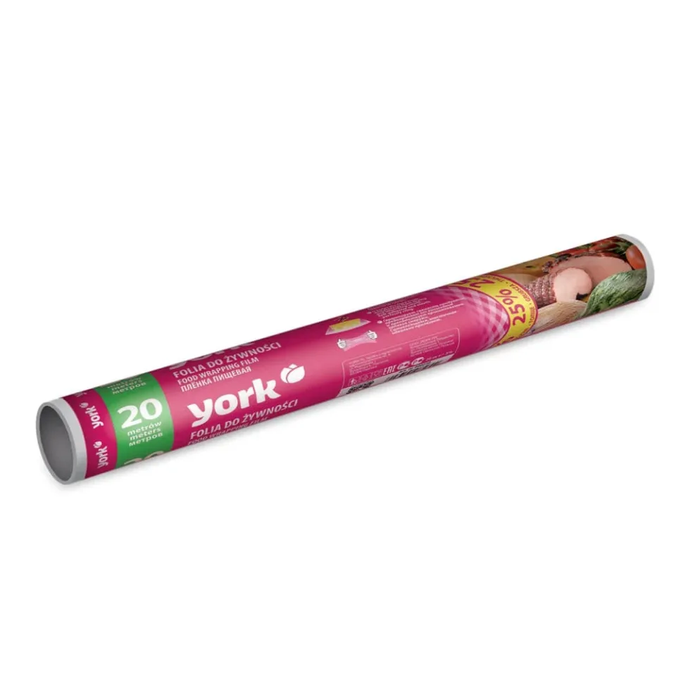 Folie de ambalat York, pentru alimente, pe rolă, 20 m