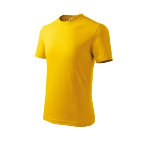 TRICOU MALFINI BASIC 138 PENTRU COPII 122CM 6 ANI GALBEN