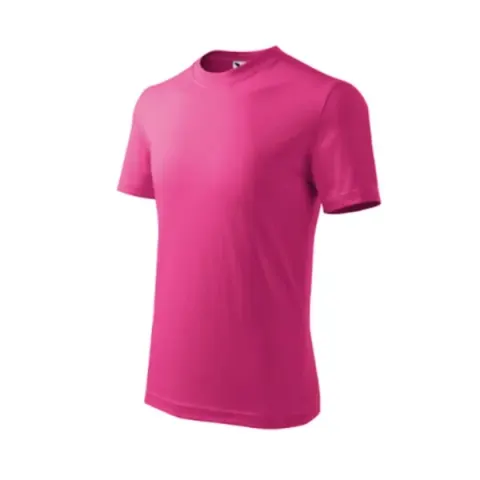 TRICOU MALFINI BASIC 138 COPII 134CM 8ANI ROZ ZMEURĂ