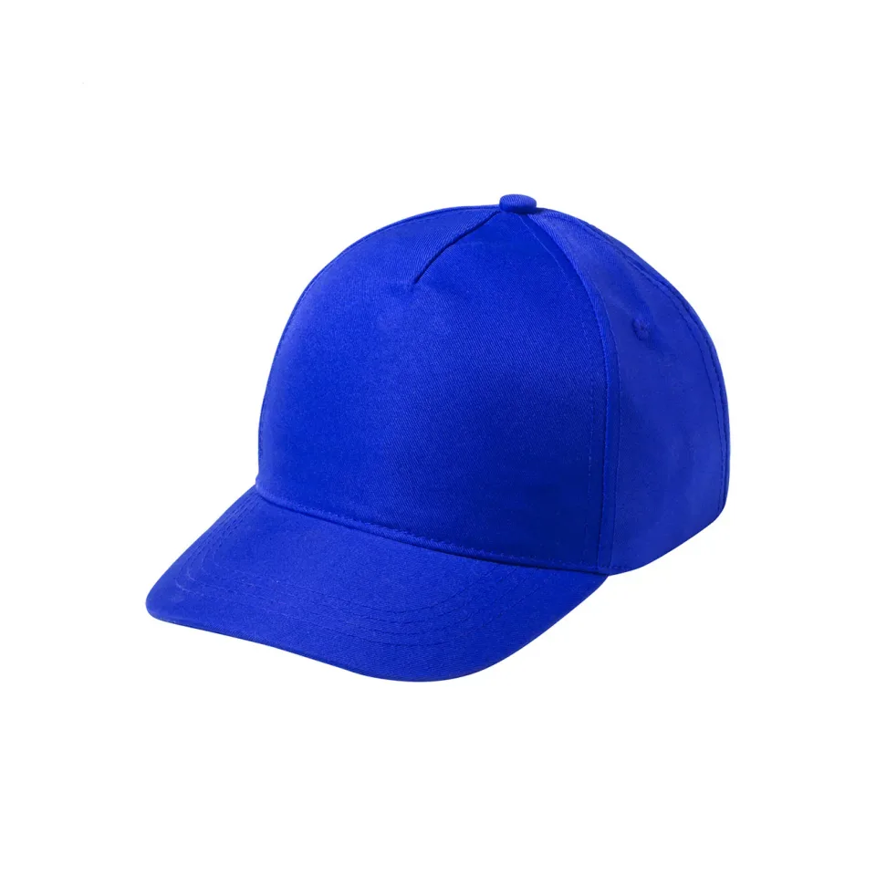 Șapcă de baseball, 5 panouri, poliester, albastră