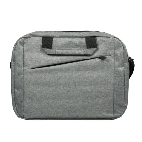 Geantă toploader pentru laptop, 15.6'', poliester 300D, gri