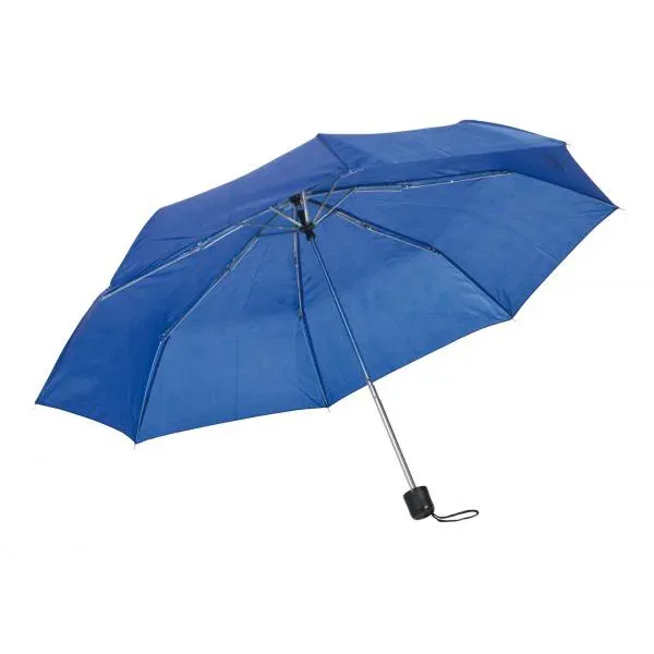 Umbrelă Office 1, pliabilă, cu mâner din plastic, 96 cm, albastră