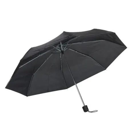 Umbrelă Office 1, pliabilă, cu mâner din plastic, 96 cm, neagră