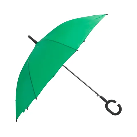 Umbrelă Office 1, automată, rezistentă la vânt, mâner în formă de C, 105 cm, verde