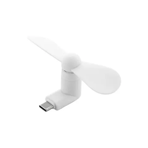 VENTILATOR BLOBILE FAN PENTRU TELEFON USB ALB