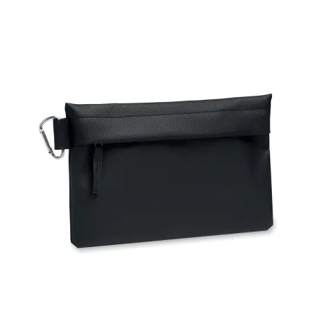 ORGANIZATOR CU FERMOAR ȘI CARABINĂ DIN POLIESTER 600D 24/16CM
