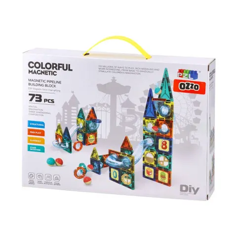 CONSTRUCTOR MAGNETIC OZZO 73 PIESE