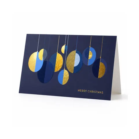 CARD DESIGN CRĂCIUN 4 CU LAC 11/15CM CU PLIC 4+0