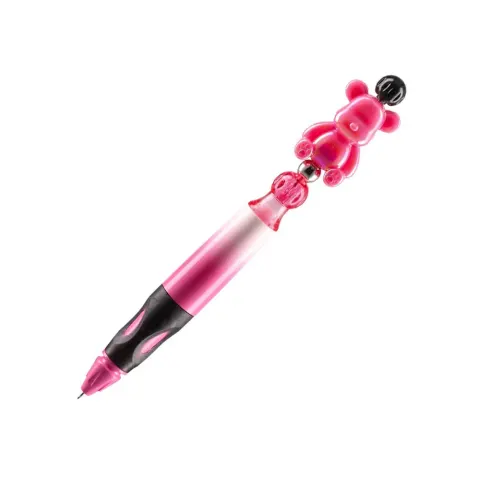 Pix roller gel Sazio Diy, retractabil, ursuleț roz