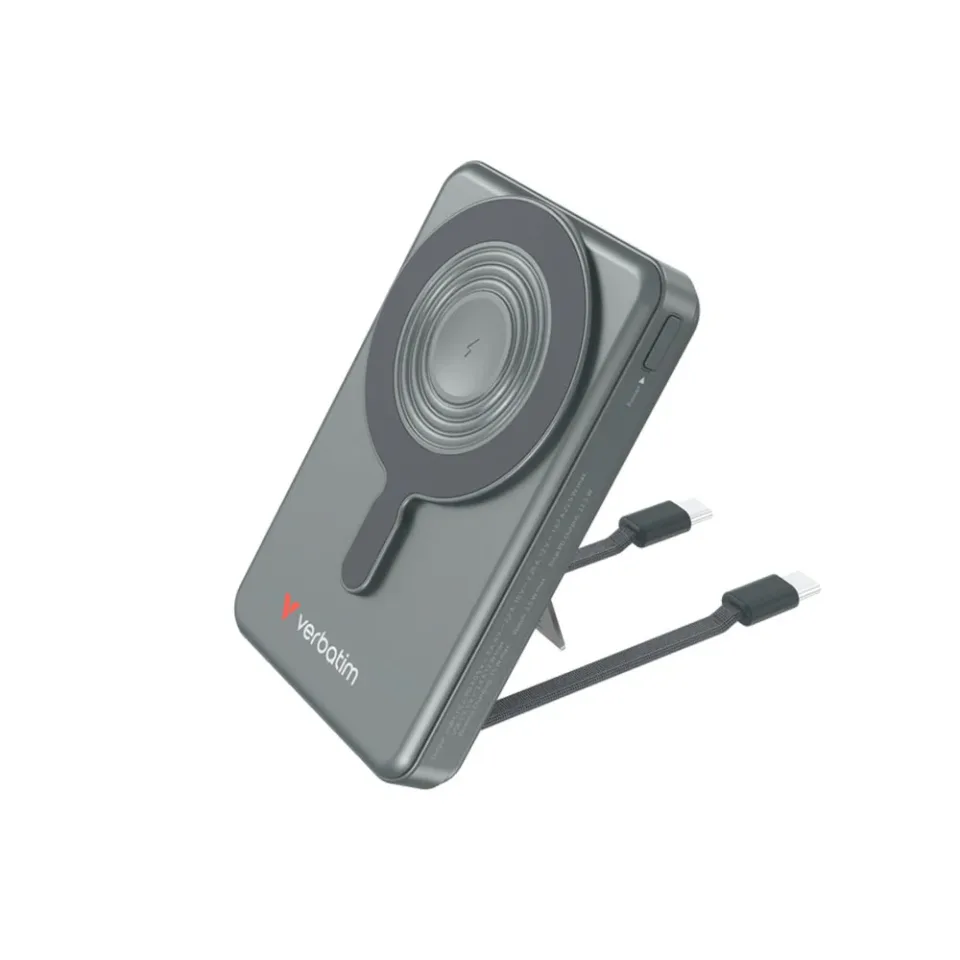 VERBATIM CHARGE'N'GO DISPLAY POWER BANK 10000 mAh GRI