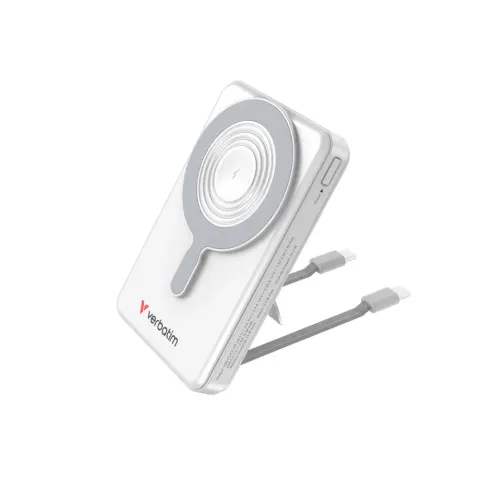 VERBATIM CHARGE'N'GO DISPLAY BATERIE EXTERNĂ 10000 mAh ARGINTIU