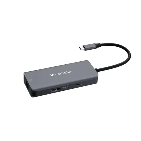VERBATIM ESSENTIALS HUB 6 PORȚI USB-C RJ45