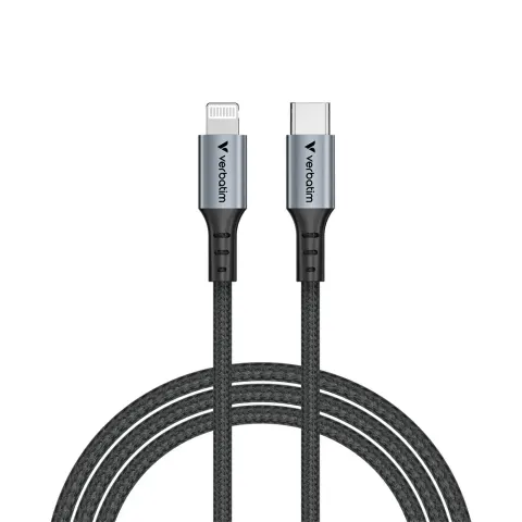 CABLU VERBATIM SYNC&CHARGE USB-C/LIGHTNING 120CM