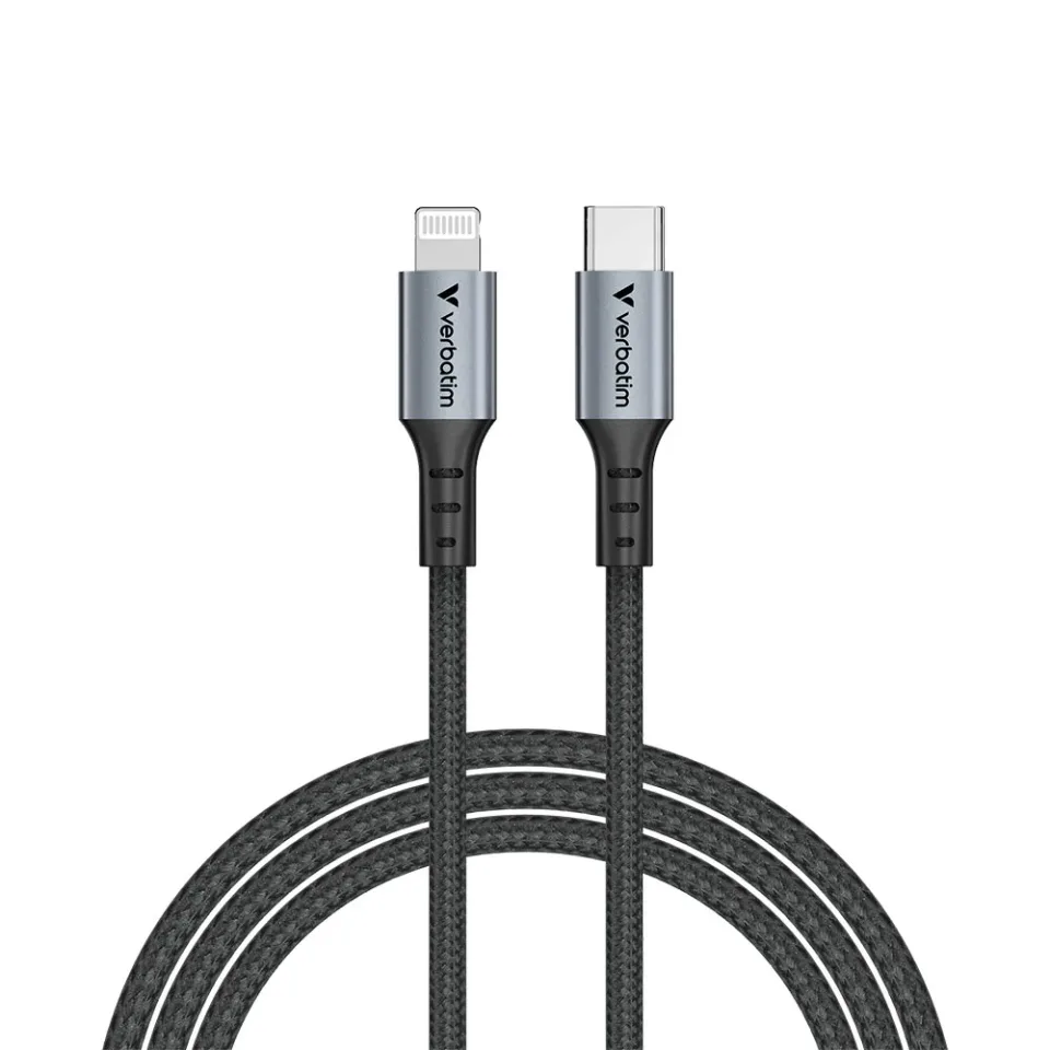 CABLU VERBATIM SYNC&CHARGE USB-C/LIGHTNING 120CM