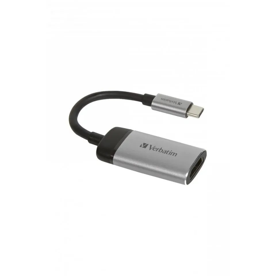 ADAPTOR VERBATIM USB-C/HDMI 4K 10CM