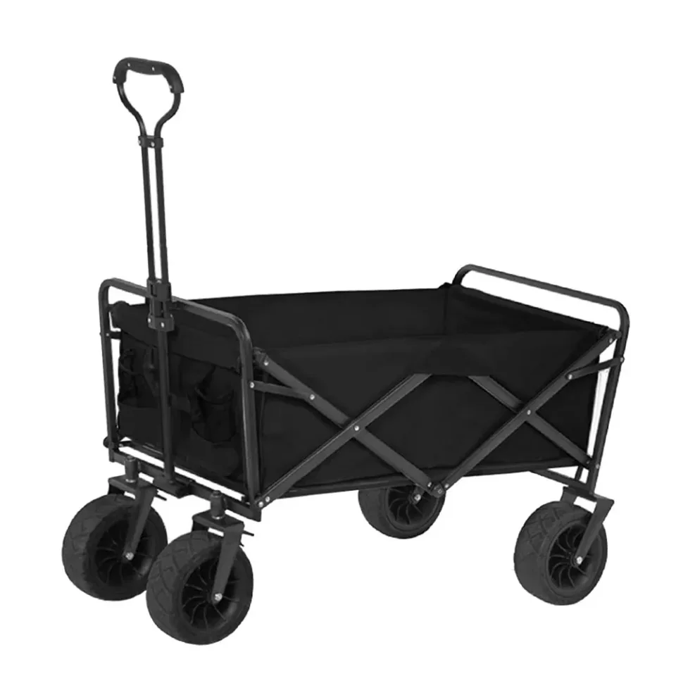 TROLER DE TRANSPORT CU FRÂNĂ NEGRU