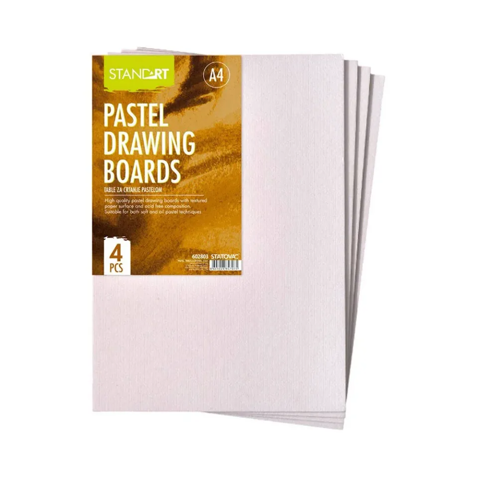Pânză Standard, pentru pastel, A4, 4 bucăți