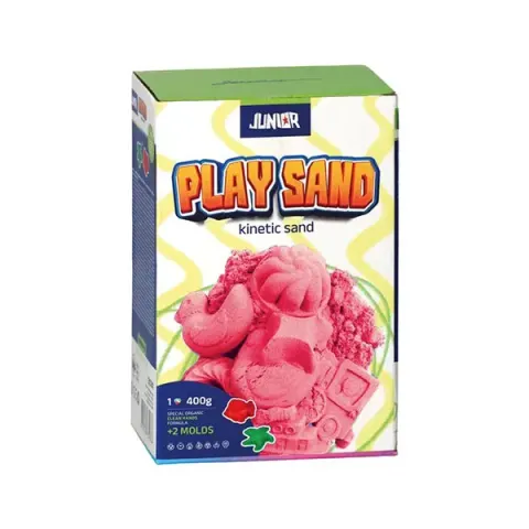 JUNIOR PLAY NISIP CINETIC CU FORME 400G ROZ
