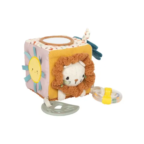 CUBUL DE ACTIVITĂȚI TEXTIL LEU SMALL FOOT